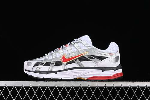 【280】[BV1021-101]-[P-6000 PRM METALLIC SILVER/WHITE-UNIVERSITY RED]-[WOMAN:35.5-39]-[MAN:40-45]
