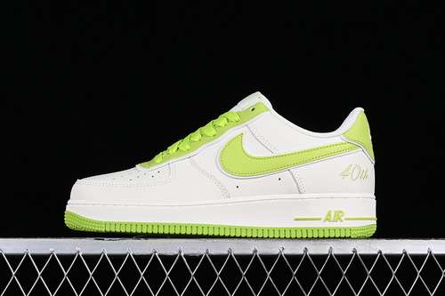 【340】[JF1983-557]-[AIR FORCE 1 07 LOW 40TH WHITE/GREEN]-[WOMAN:36-39]-[MAN:40-45]