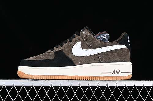 【340】[AV0383-230]-[AIR FORCE 1 07 LOW WHITE/BLACK/GREY/BROWN]-[WOMAN:36-39]-[MAN:40-45]