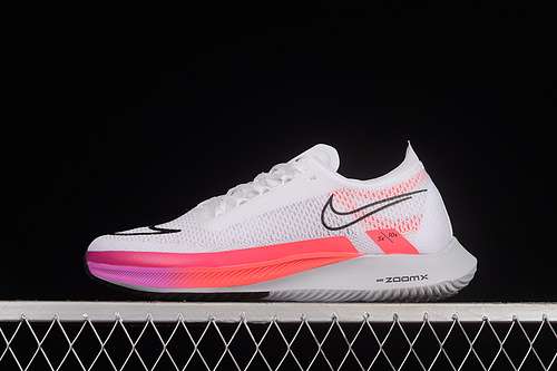 【300】[DJ6566-100]-[ZOOMX STREAKFLY RUNNING SHOES WHITE/PURPLE/PINK]-[MAN:40-45]