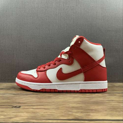 【340】[DD1399-103]-[SB DUNK HIGH WHITE/BLACK/UNIVERSITY RED]-[WOMAN:36-39]-[MAN:40-45]