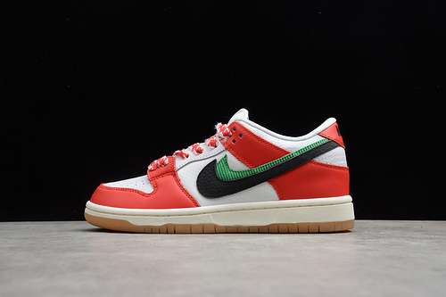 【400】[CT2550-600]-[2020 FRAME SKATE X SB DUNK LOW HABIBI CHILE RED/WHITE-LUCKY GREEN-BLACK]