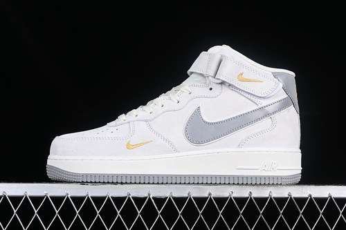 【360】[KG3031-012]-[AIR FORCE 1 07 MID WHITE/GREY]-[WOMAN:36-39]-[MAN:40-45]