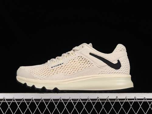 【340】[DM6447-200]-[STUSSY X AIR MAX 2013 FOSSIL/BLACK/FOSSIL]-[WOMAN:36-39]-[MAN:40-46]