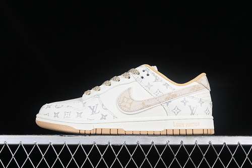 【380】[FC1688-164]-[L*V DUNK LOW SB WHITE/KHAKI]-[WOMAN:36-39]-[MAN:40-45]