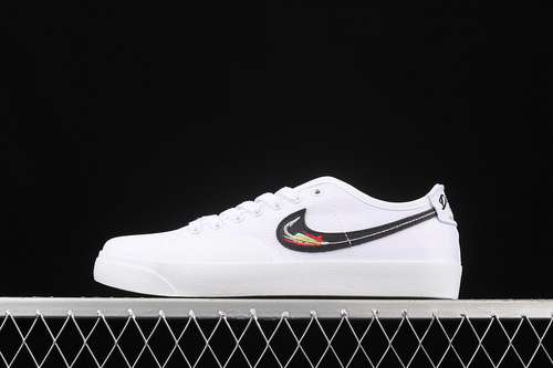 【250】[CZ5605-211]-[SB BLAZER COURT DAAN VAN DER LINDEN WHITE/WHITE/BLACK]-[WOMAN:36-39]-[MAN:40-45]