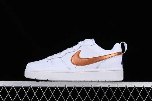 【200】[DQ5979-100]-[COURT BOROUGH LOW 2 WHITE/ORANGE/PURPLE]-[WOMAN:36-40]