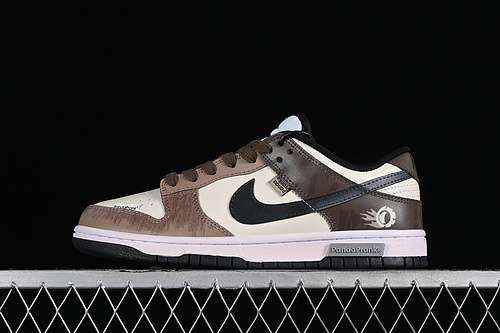 【380】[DD1391-100]-[DUNK LOW SB WHITE/BROWN/BLACK]-[WOMAN:36-39]-[MAN:40-46]