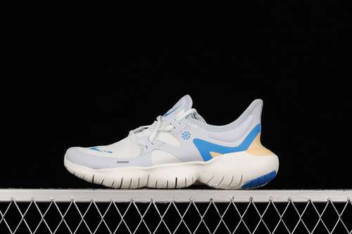 【250】[CI1289-001]-[FREE RN 5.0 JUST DO IT FOOTBALL GREY/BLUE HERO/SAIL]-[WOMAN:36-39]