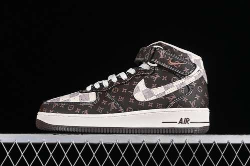 【320】[DV0688-200]-[AIR FORCE 1 07 MID L*V GREY/BROWN]-[WOMAN:36-39]-[MAN:40-45]