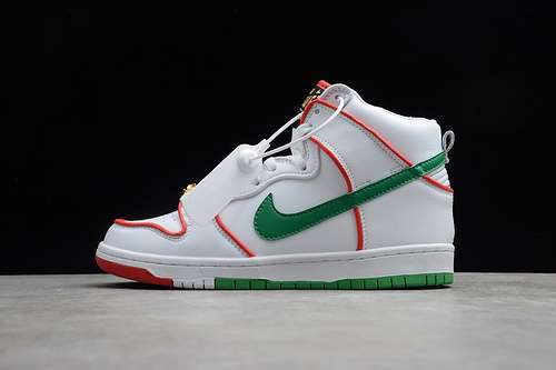 【480】[CT6680-100]-[SB DUNK HIGH PAUL RODRIGUEZ-MEXICAN BOXING WHITE/RED/GREEN-GOLD]
