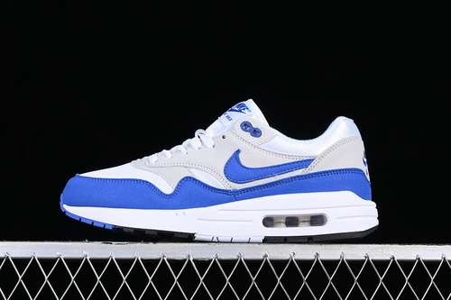 【280】[908375-102]-[AIR MAX 1 OG ANNIVERSARY 2017 RE-RELEASE WHITE/GAME ROYAL/NEUTRAL GREY]
