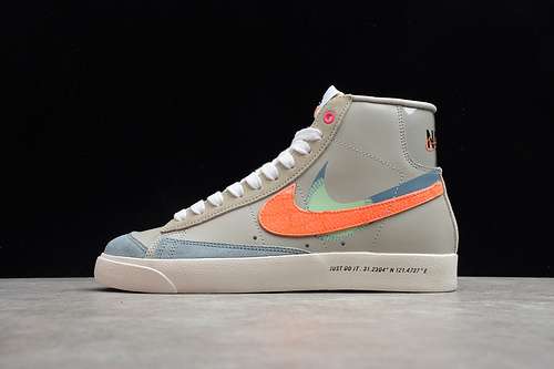 【320】[DC3278-280]-[SB BLAZER MID SHANGHAI GREY/ORANGE/WHITE]-[WOMAN:36-39]-[MAN:40-45]