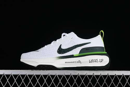 【280】[FZ4018-100]-[ZOOM X INVINCIBLE RUN FK 3 WHITE/PRO GREEN/VOLT/BLACK/SAIL]-[MAN:39-45]