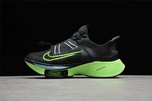 【380】[CV1889-400]-[AIR ZOOM TEMPO NEXT% FLYEASE BLACK/BLACK/GREEN]-[WOMAN:36-39]-[MAN:40-46]