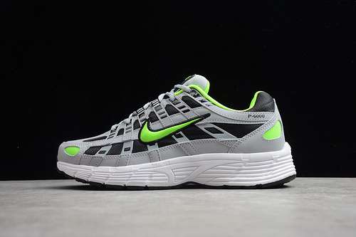 【340】[CD6404-005]-[P-6000 WOLF GREY/BLACK-WHITE-ELECTRIC GREEN]-[MAN:40-45]
