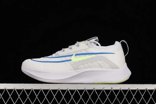 【280】[CT2392-100]-[ZOOM FLY 4 SUMMIT WHITE/PURE PLATINUM/IMPERIAL BLUE/LIME GLOW]-[UNISEX:36-45]