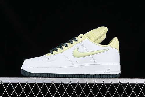 【300】[FB7402-100]-[AIR FORCE 1 07 LOW BIG TONGUE WHITE/GREEN/BLACK]-[WOMAN:36-39]-[MAN:40-45]