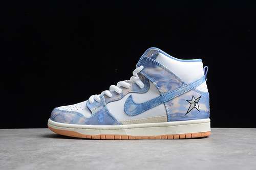 【450】[CV1677-100]-[CARPET COMPANY X DUNK HIGH SB WHITE/DARK SULFUR/COCONUT MILK/ROYAL PULSE]