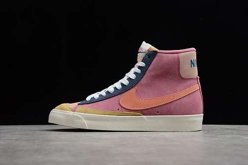 【300】[DC9179-664]-[BLAZER MID 77 VINTAGE WE DESERT BERRY RED/DEEP NAVY BLUE-WASHED LEMON]