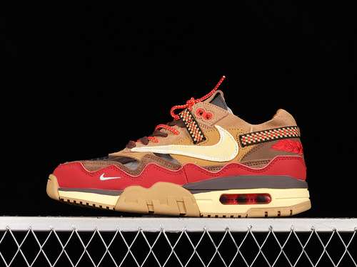 【400】[DD1870-200]-[CLOT X AIR MAX 1 KISS OF DEATH CHA BROWN/RED/BEIGE]-[MAN:39-46]