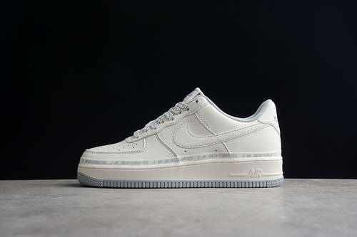 【340】[DW8802-603]-[UNINTERRUPTEDAIR FORECE 1 MORE THAN RICE WHITE/GREY/GREY]-[WOMAN:36-45]