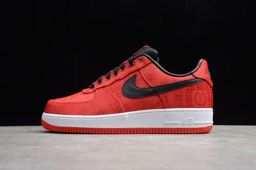 [358701-601]-[CLOT X AIR FORCE 1 LOW 1 WORLD RED/BLACK/WHITE]-[MAN:39-45]