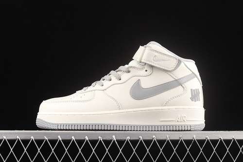 【340】[AO6617-306]-[UNDEFEATED X AIR FORCE 1 MID SU19 WHITE/WHITE/SILVER]-[WOMAN:36-39]-[MAN:40-45]