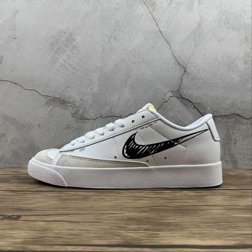 【260】[DA6364-102]-[BLAZER LOW 77 VINTAGE WHITE/WHITE/BLACK]-[WOMAN:36-39]-[MAN:40-44]