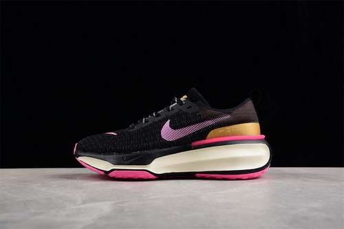 【280】[DR2660-200]-[ZOOMX INVINCIBLE 3 EARTH/BLACK/WHEAT GOLD/PINK SPELL]-[MAN:40-45]