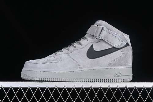 【340】[CW2289-111]-[AIR FORCE 1 07 MID GREY/BLACK]-[WOMAN:36-39]-[MAN:40-45]