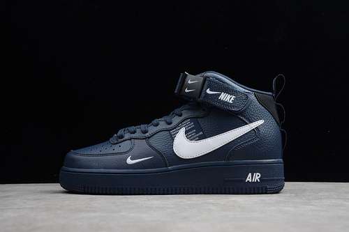 [804609-403]-[AIR FORCE 1 MID UTILITY OBSIDIAN/WHITE-BLACK-TOUR YELLOW]-[UNISEX:36-45]-[OG00144]