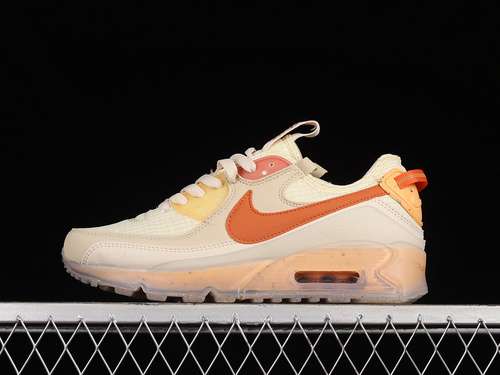 【320】[DH2973-200]-[AIR MAX TERRASCAPE 90 PEARL WHITE/HOT CURRY/FUEL ORANGE]-[WOMAN:36-39]