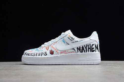 【500】[315122-111]-[ST AIR FORCE 1 LOW 07 WHITE/MULTI-COLOR]-[MAN:40-46]