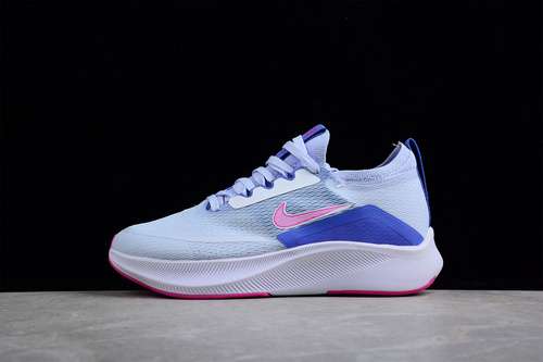 【360】[CT2401-003]-[ZOOM FLY 4 FOOTBALL GREY/WHITE/SAPPHIRE/FIRE PINK]-[WOMAN:36-40]