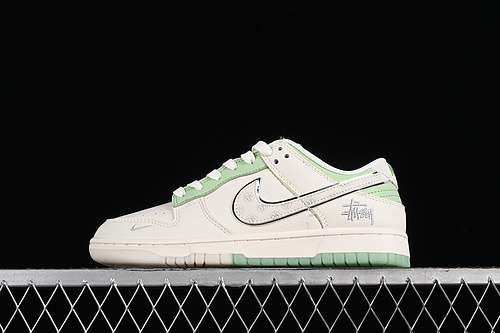【360】[XY1688-006]-[SB DUNK LOW WHITE/GREEN/SILVER]-[WOMAN:36-39]-[MAN:40-45]