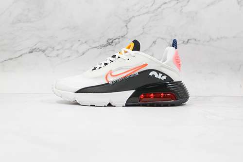 【280】[DC4464-100]-[AIR MAX 2090 WHITE/BLACK/ORANGE-PINK]-[WOMAN:36-39]-[MAN:40-45]