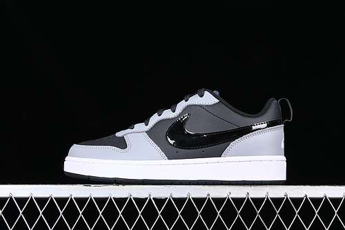 【220】[BQ5448-014]-[COURT BOROUGH LOW 2 WHITE/BLACK/GREY]-[WOMAN:36-39]-[MAN:40-45]