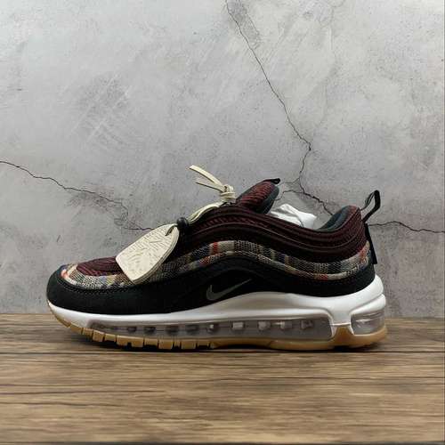 【340】[DC3494-993]-[AIR MAX 97 ID PENDLETON BY YOU BLACK/WINE RED/OLIVE]-[WOMAN:36-39]-[MAN:40-45]