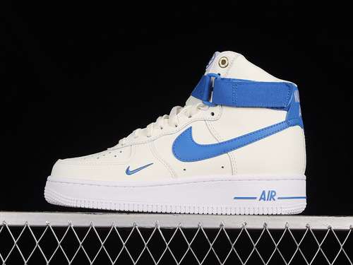 【320】[DQ7584-100]-[AIR FORCE 1 HIGH SE 40TH ANNIVERSARY SAIL/WHITE/METALLIC GOLD/BLUE JAY]