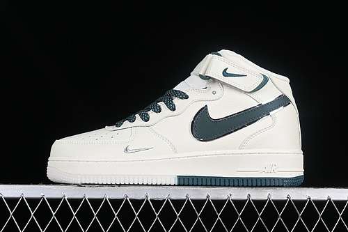 【340】[XL0236-235]-[AIR FORCE 1 07 MID OFF WHITE/GREEN]-[WOMAN:36-39]-[MAN:40-45]