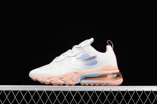 【300】[CZ8131-100]-[AIR MAX 270 REACT WHITE/WASHED CORAL/HYPER BLUE]-[WOMAN:36-40]