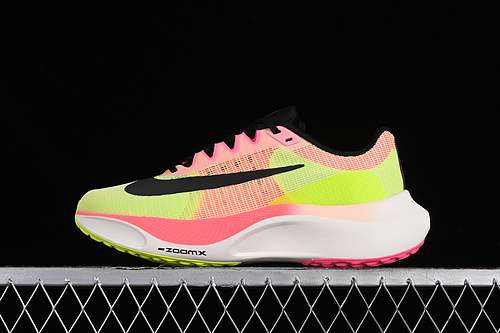 【260】[DM8968-302]-[ZOOM FLY 5 PRM WHITE/BLACK/ORANE/GREEN]-[MAN:39-45]