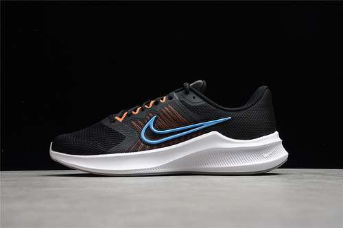 【280】[CW3411-001]-[DOWNSHIFTER 11 BLACK/TOTAL ORANGE/DARK SMOKE GREY/COAST]-[MAN:39-45]