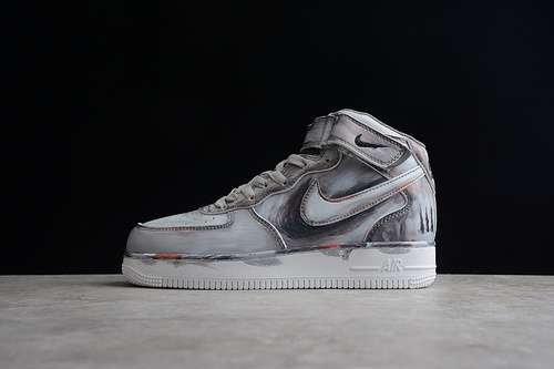 【320】[CW7582-103]-[AIR FORCE 1 HIGH 07 WB GREY/WHITE/BLACK]-[WOMAN:36-39]-[MAN:40-45]