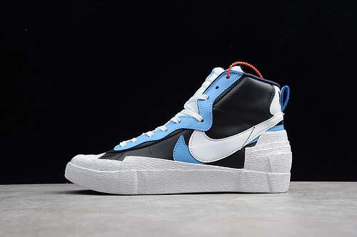 [BV0072-001]-[SACAI X BLAZER MID BLACK/UNIVERSITY BLUE-SAIL-WHITE]-[WOMAN:36-39]-[MAN:40-46]-[OG166]