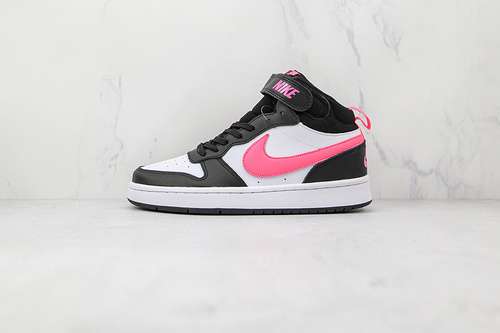 【320】[CD7782-005]-[COURT BOROUGH MID 2 GS WHITE/BLACK/PINK]-[WOMAN:36-39]-[MAN:40-45]