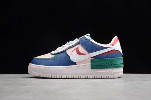[CI0919-400]-[GZ AIR FORCE 1 SHADOW MYSTIC NAVY/WHITE-ECHO PINK-GYM RED]-[UNISEX:36-42]