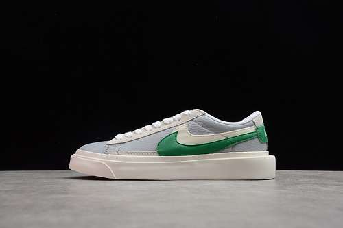 【420】[BV0076-403]-[SACAI X BLAZER LOWS MEDIUM GREY/GREEN/WHITE]-[WOMAN:35-39]-[MAN:40-44]