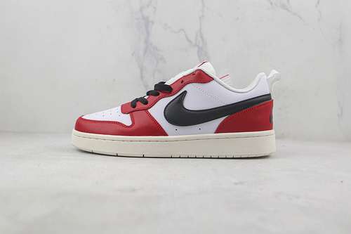 【300】[DQ5448-600]-[COURT BOROUGH 2 WHITE/RED/BLACK]-[WOMAN:36-39]-[MAN:40-45]